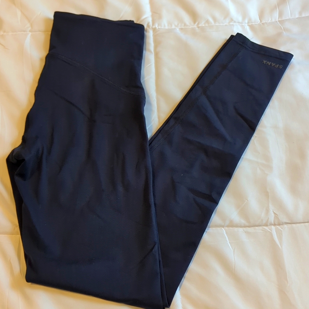 Spanx Navy Blue Leggings